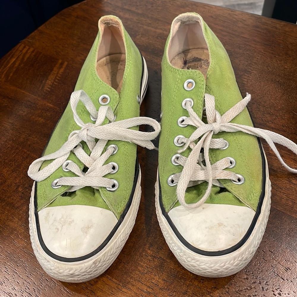 Green Converse All Star VERY USED